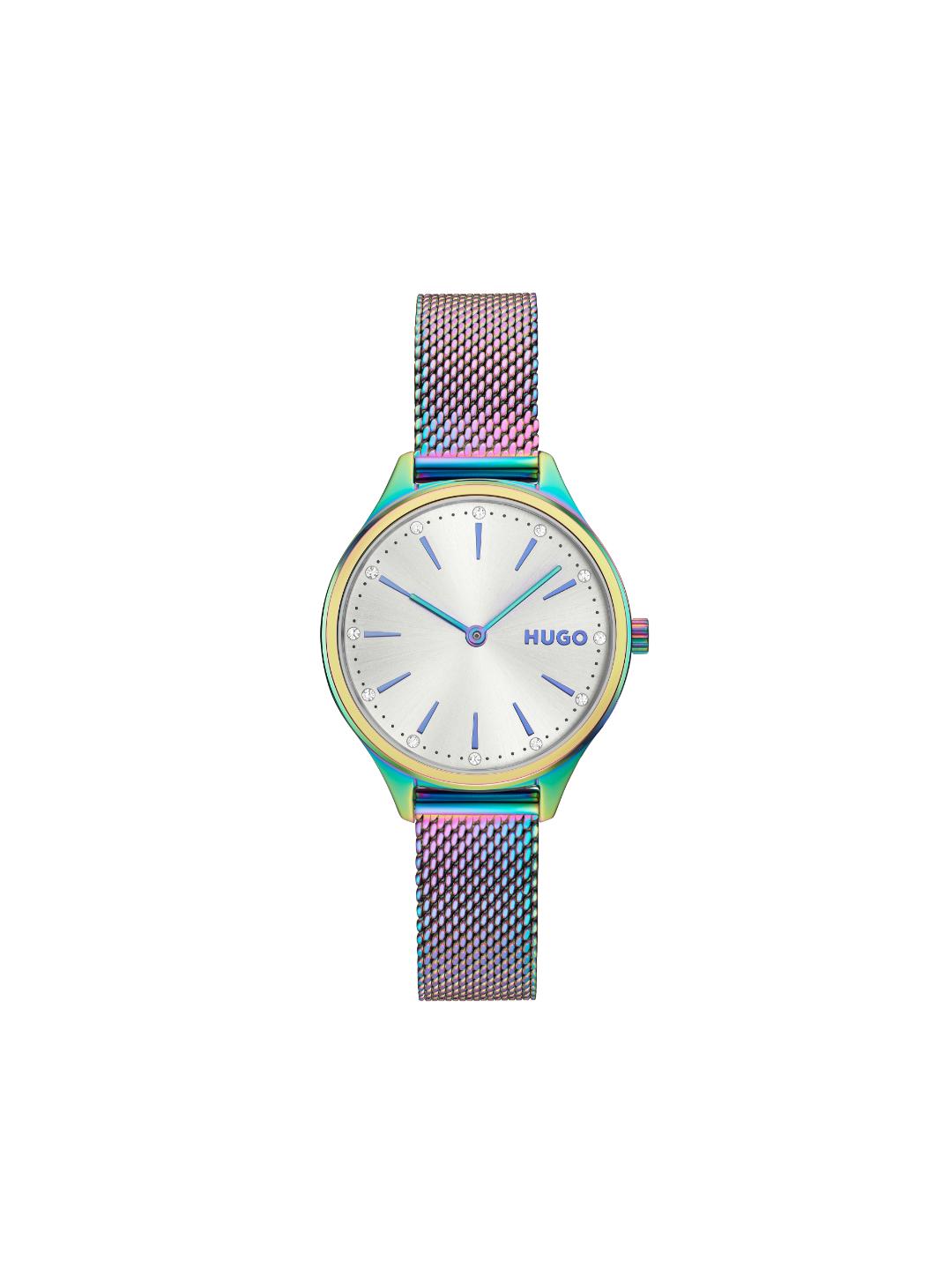 Hugo Glossy Basic White 30 mm Dial Women Analog Watch 1540189