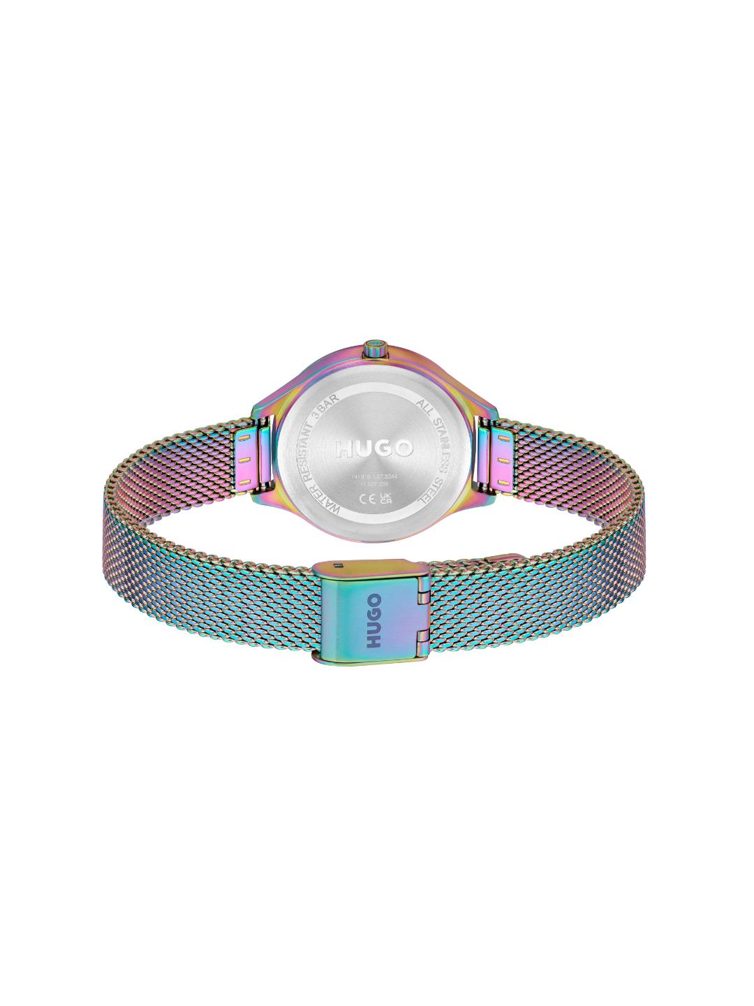 Hugo Glossy Basic White 30 mm Dial Women Analog Watch 1540189