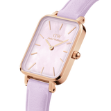 Daniel Wellington Mother of Pearl Purple Dial Women Analogue Watch  DW00100637