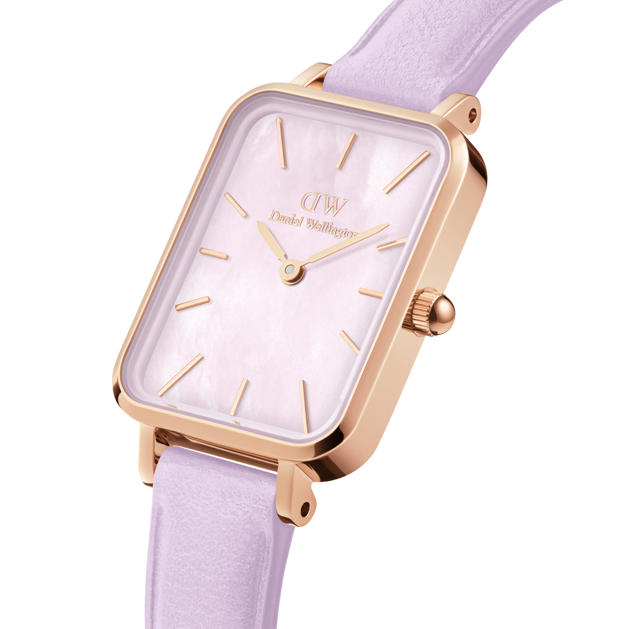 Daniel Wellington Mother of Pearl Purple Dial Women Analogue Watch  DW00100637