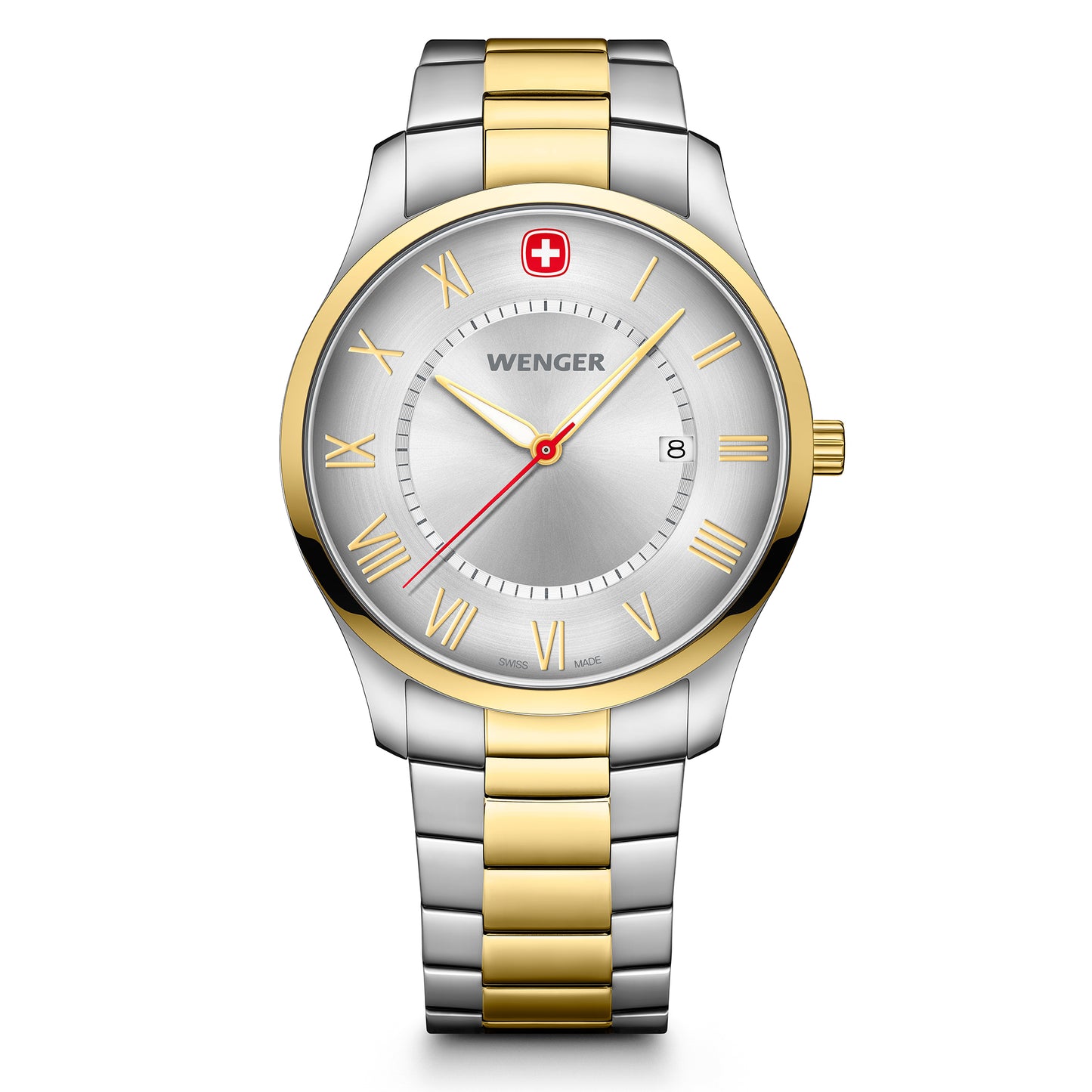 Wenger City Classic 42mm Silver Dial Men Analog Watch 01.1441.143