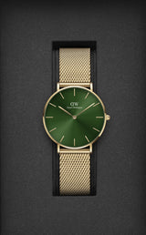 Daniel Wellington Green Dial Unisex Analogue Watch  DW00100481