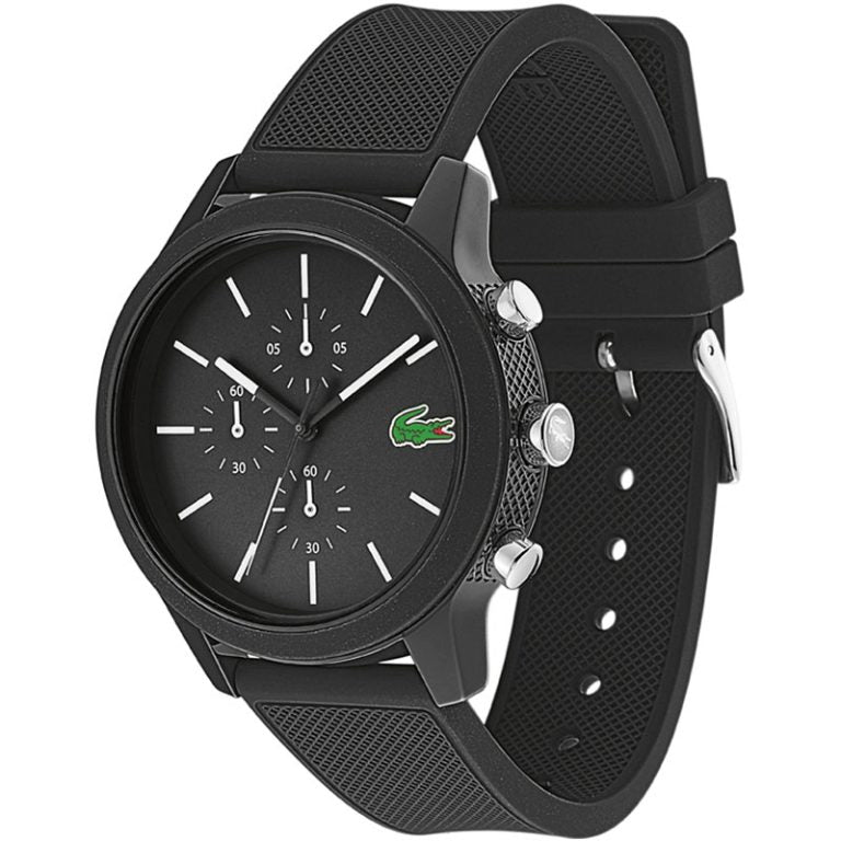 Lacoste L.12.12 44 mm Black Dial Men Watch 2010972