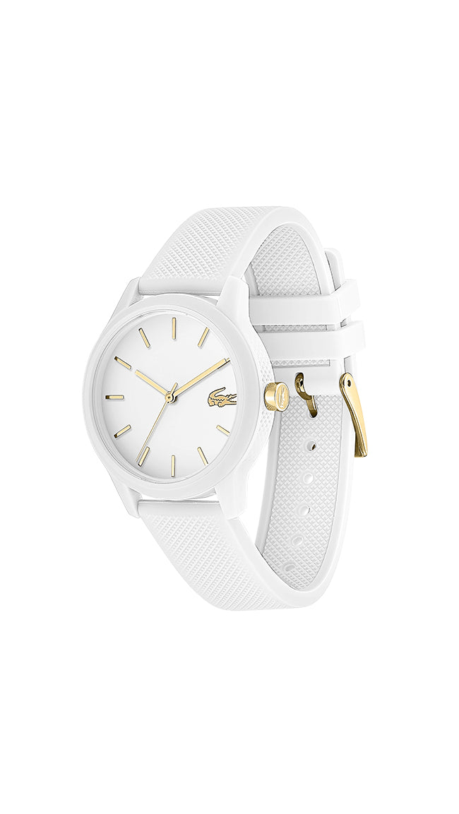 Lacoste L.12.12 LADIES 36 mm White Dial Women Watch 2001063
