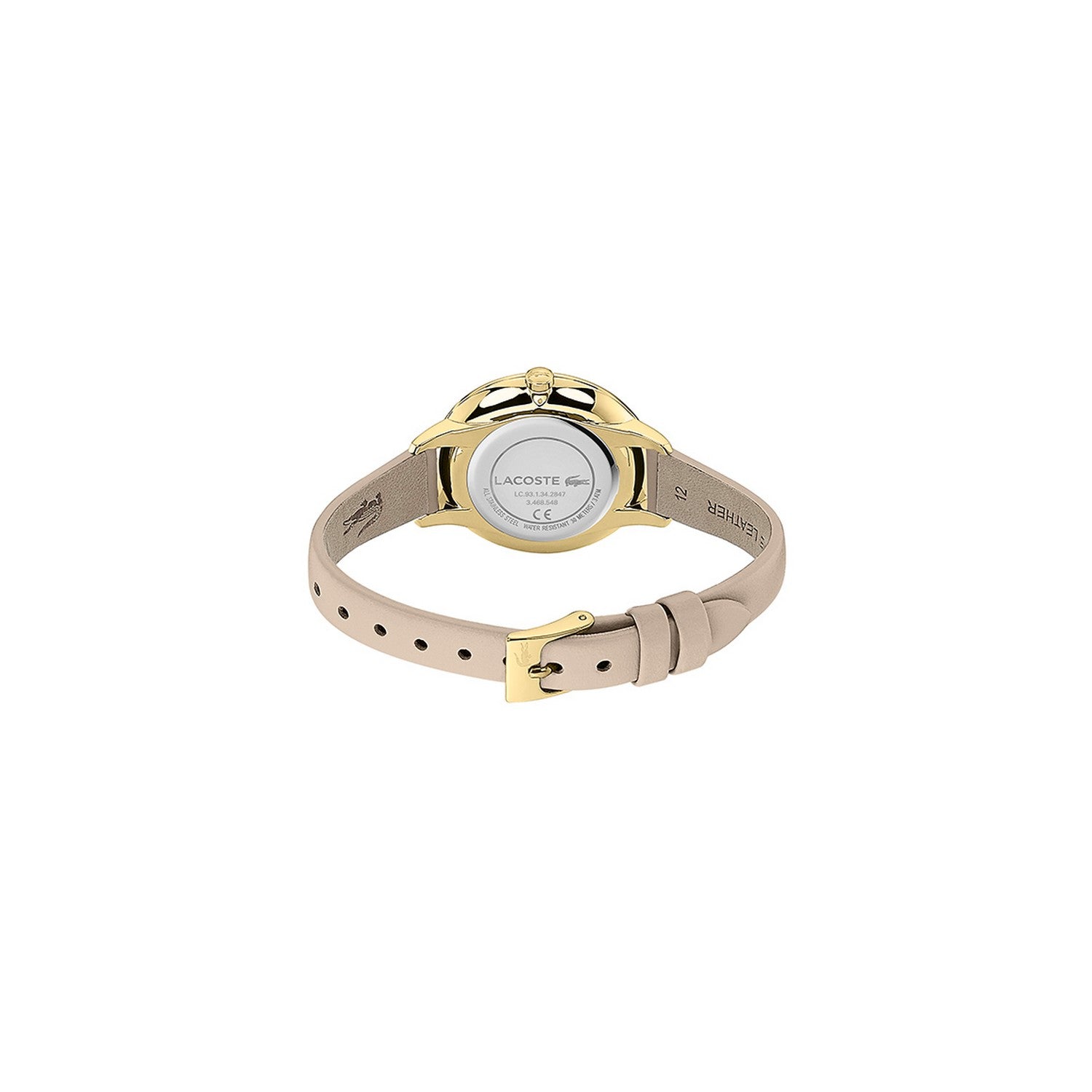 Lacoste CANNES 34 mm White Dial Women Analog Watch 2001126
