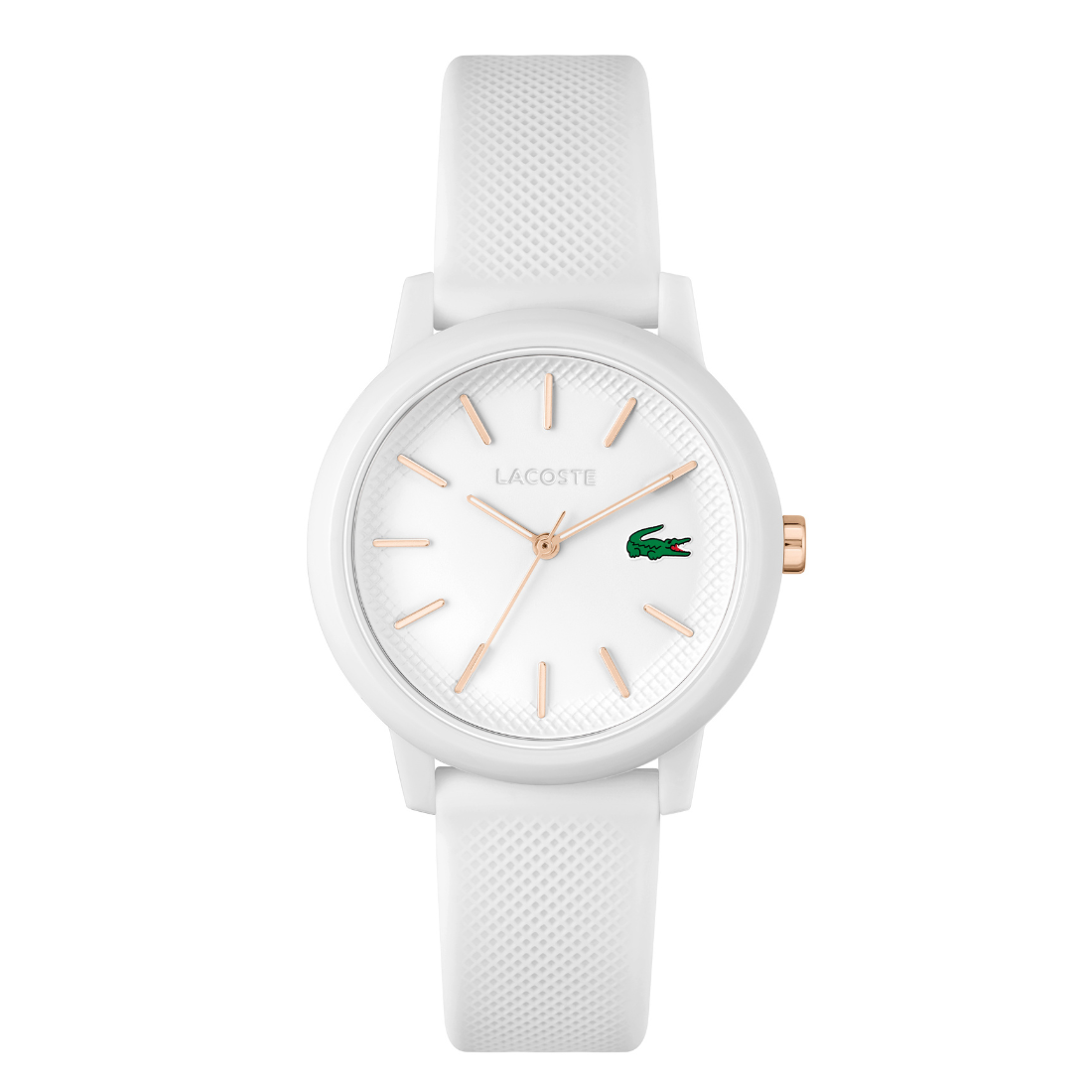 Lacoste L.12.12 Ladies Qtz Basic 36 mm White Dial Women Watch 2001211