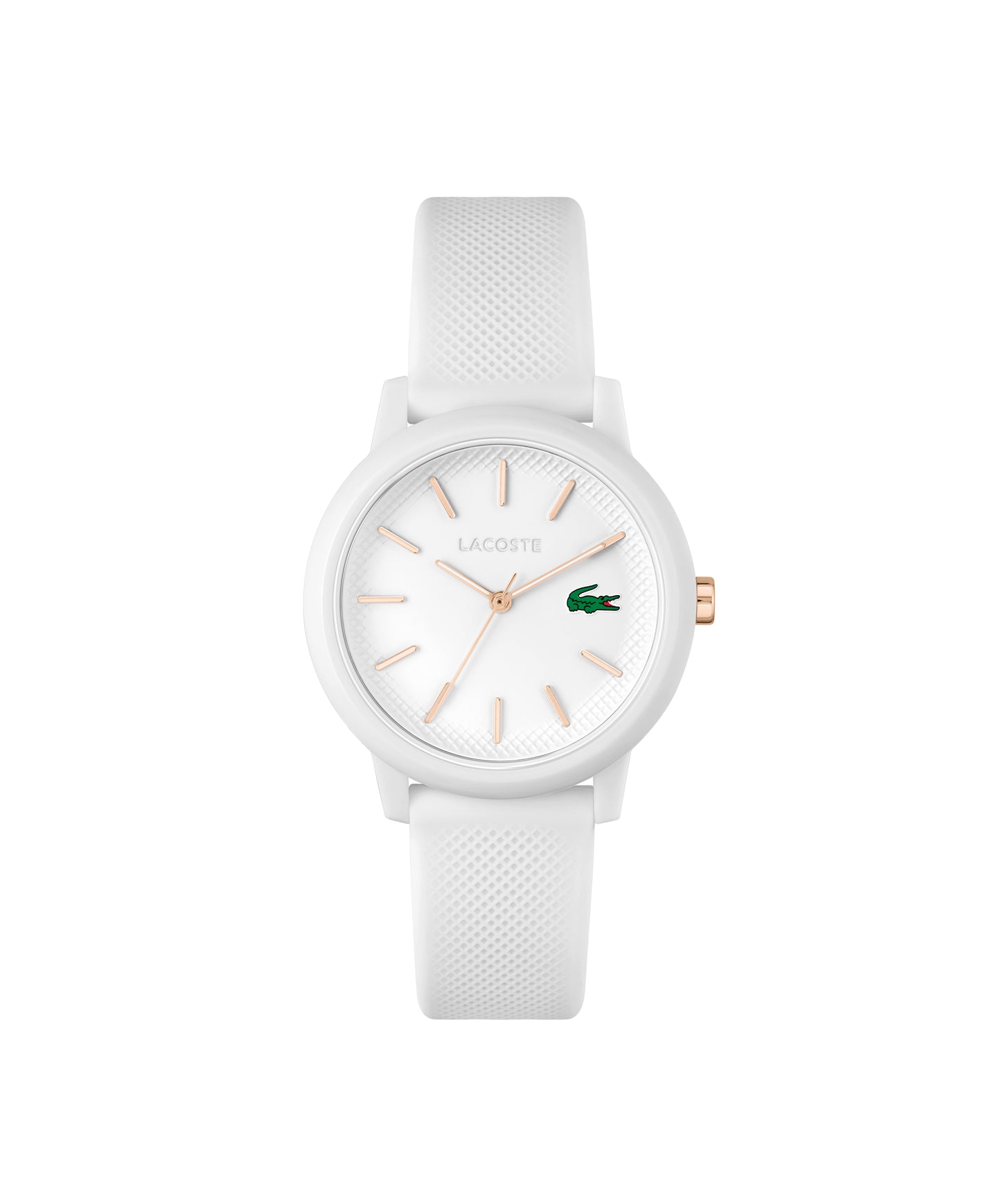 Lacoste Lacoste 12.12 Ladies Qtz Basic 36 mm White Dial Women Watch- 2001211
