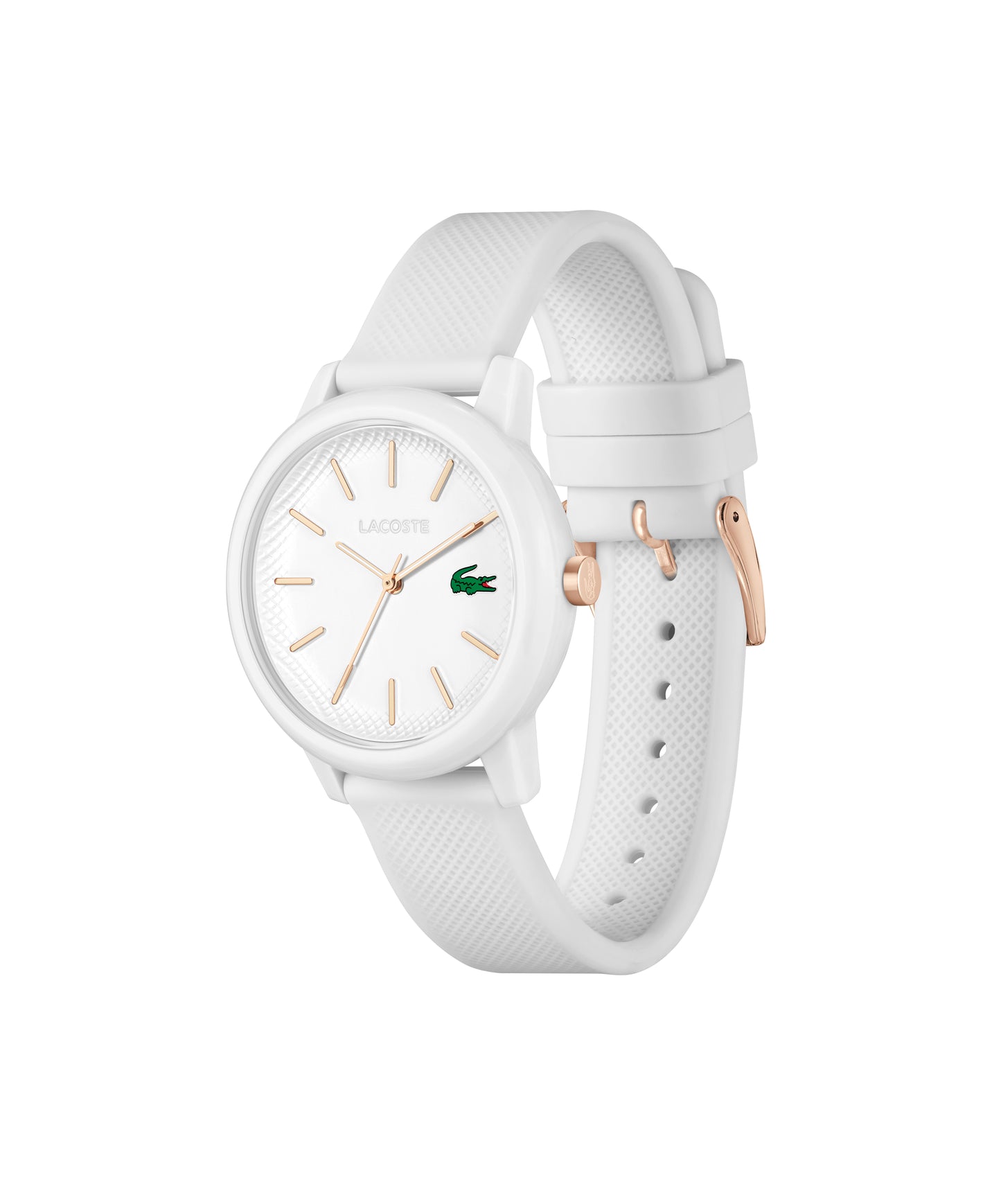 Lacoste Lacoste 12.12 Ladies Qtz Basic 36 mm White Dial Women Watch- 2001211