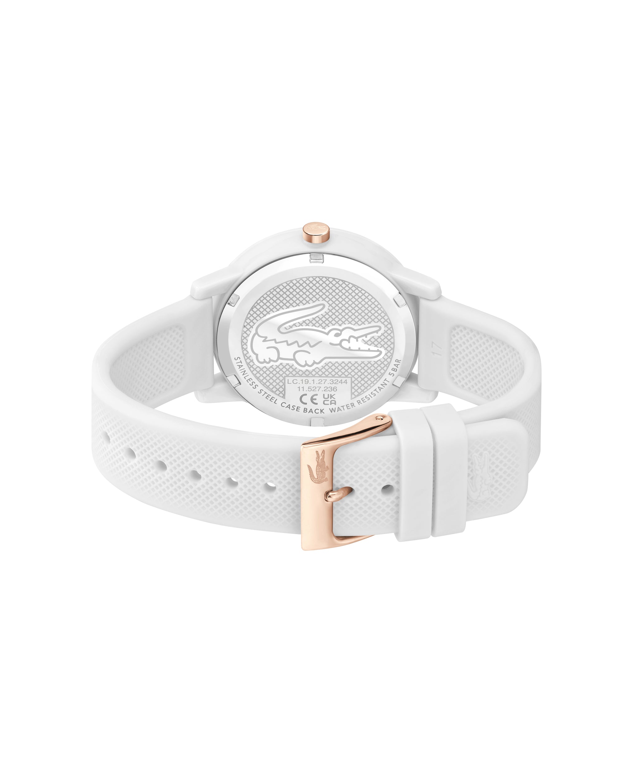 Lacoste L.12.12 Ladies Qtz Basic 36 mm White Dial Women Watch 2001211
