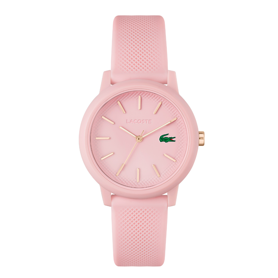 Lacoste L.12.12 Ladies Qtz Basic 36 mm Pink Dial Women Watch 2001213