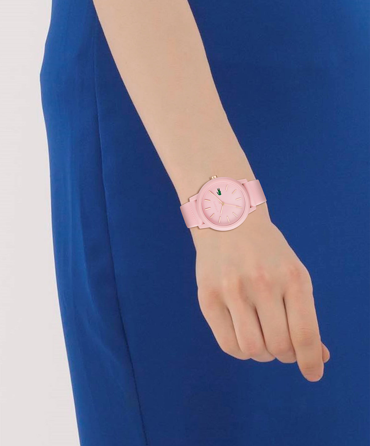 Lacoste L.12.12 Ladies Qtz Basic 36 mm Pink Dial Women Watch 2001213