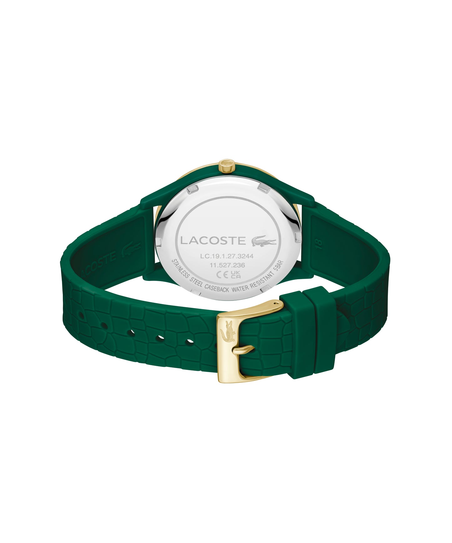 Lacoste CROCODELLE 36 mm Green Dial Women Watch-  2001247