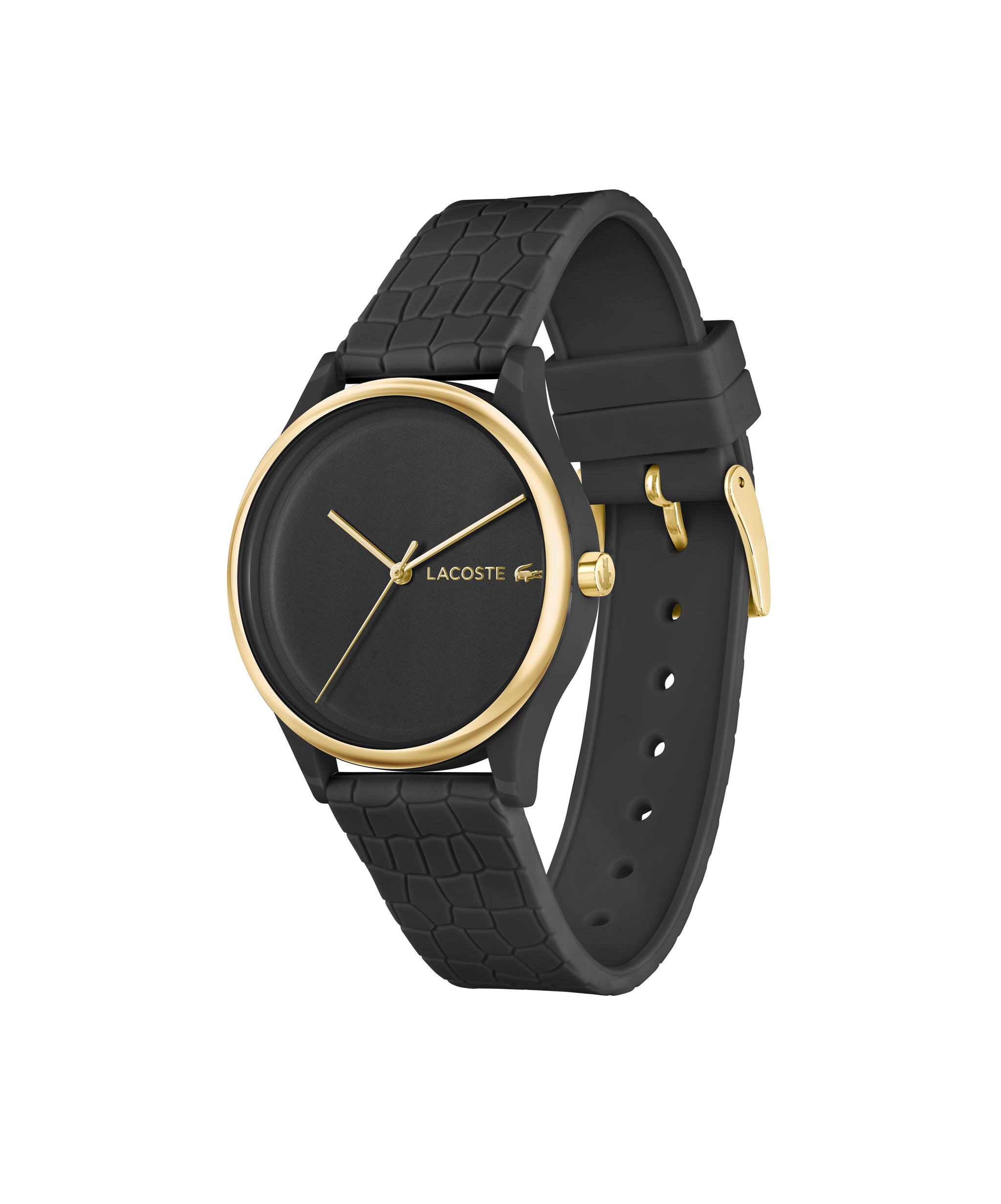 Lacoste CROCODELLE 36 mm Black Dial Women Watch 2001249