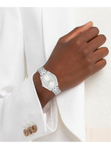 Lacoste Tuilerie Silver White 30 mm Dial Women Analog Watch 2001301