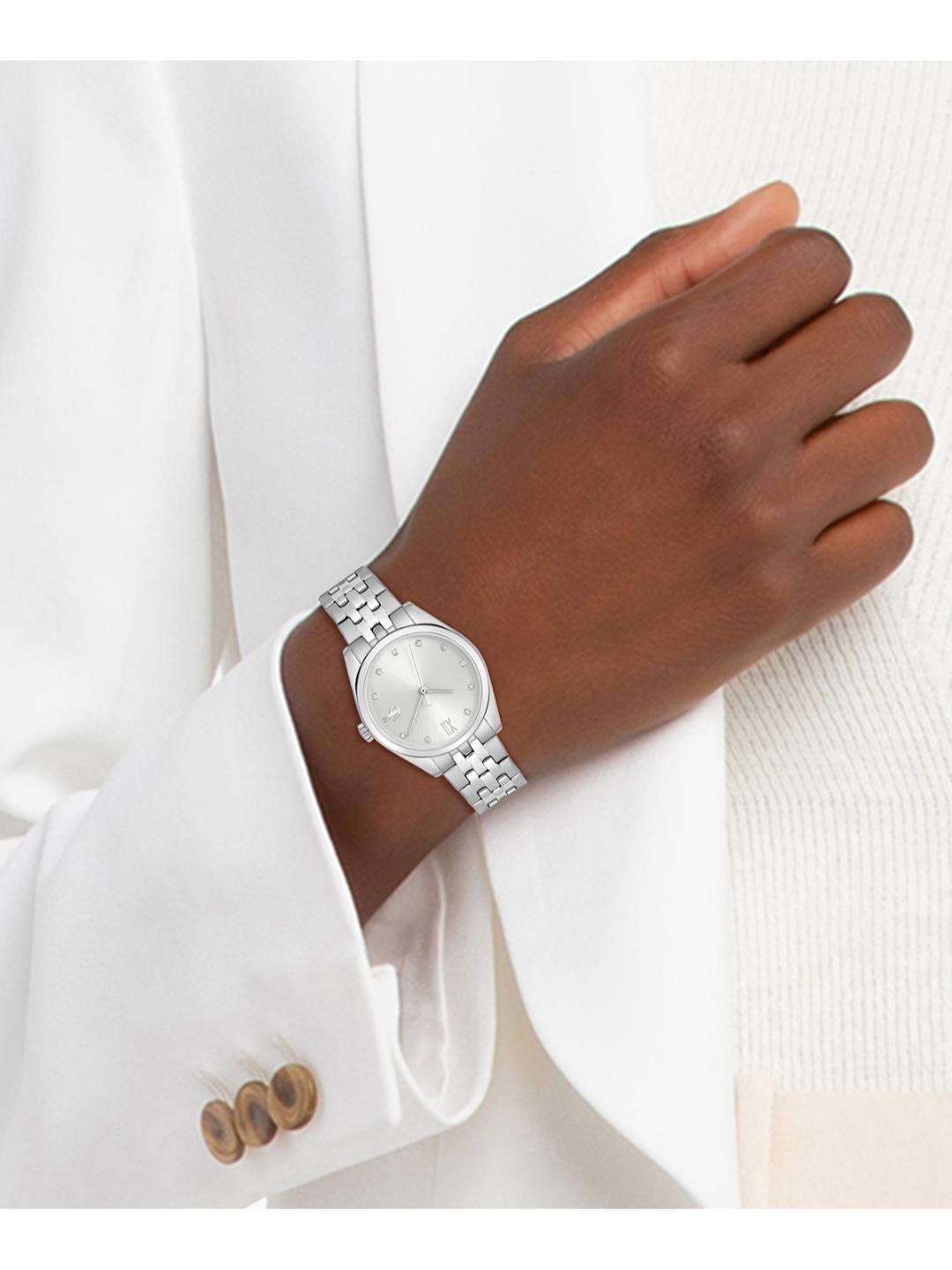 Lacoste Tuilerie Silver White 30 mm Dial Women Analog Watch 2001301
