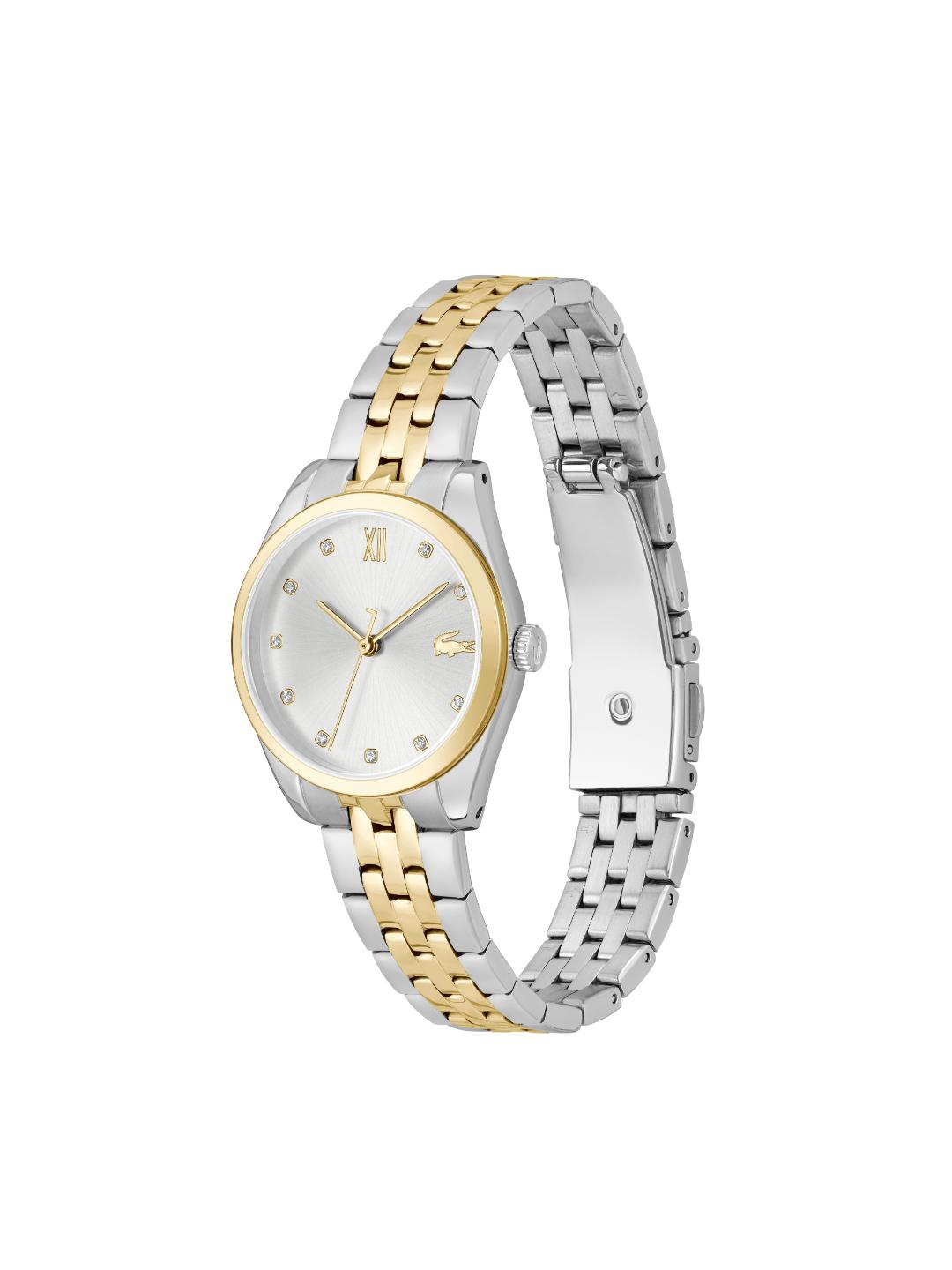 Lacoste Tuilerie Silver White 30 mm Dial Women Analog Watch 2001302