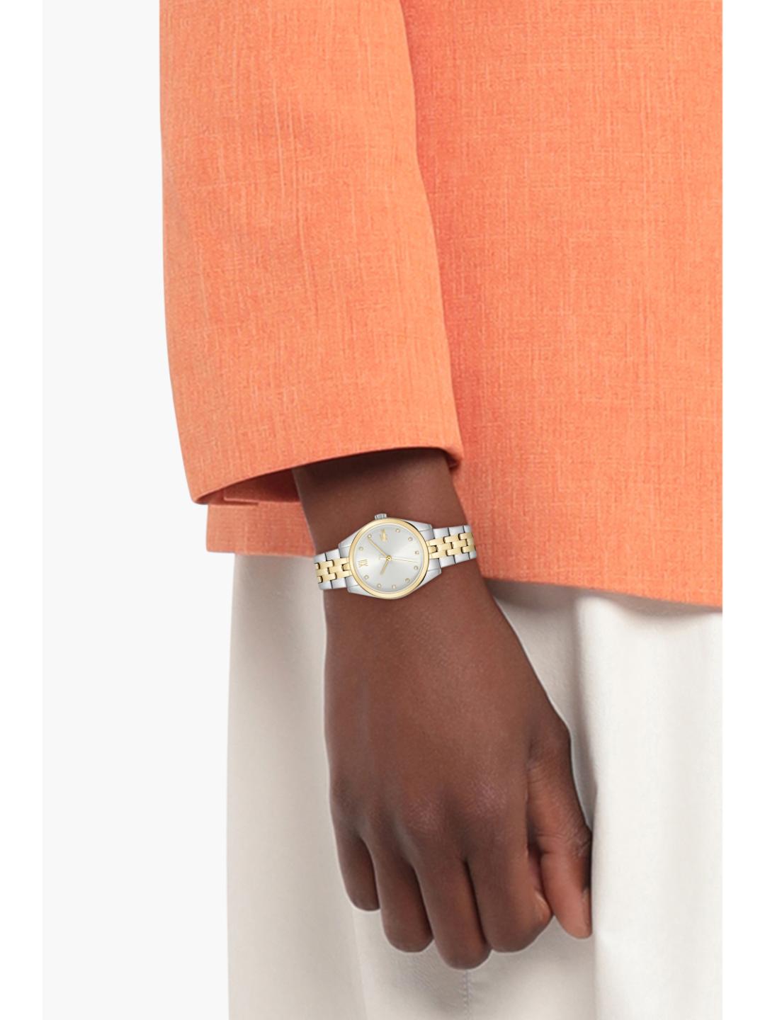 Lacoste Tuilerie Silver White 30 mm Dial Women Analog Watch 2001302