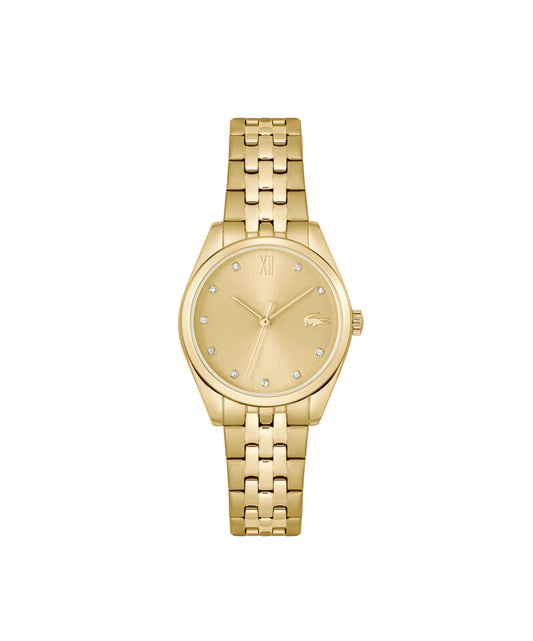 Lacoste TUILERIE 30 mm Gold Dial Women Watch-  2001303