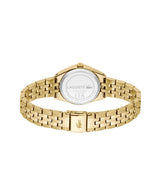 Lacoste Women 30 mm Quartz Analog Gold Dial Gold Stainless Steel Strap Watch 2001303