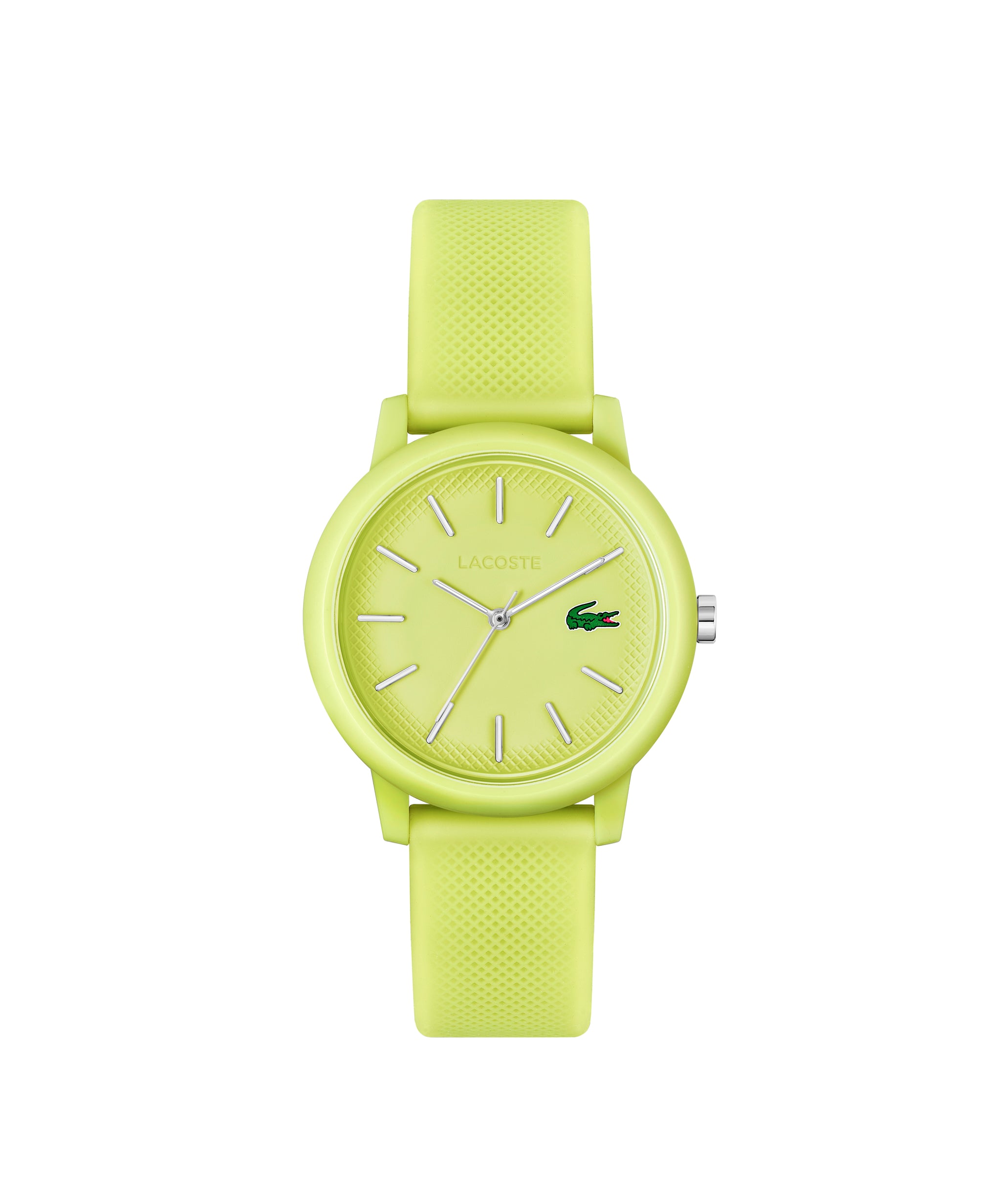 Lacoste L.12.12 36 mm Yellow Dial Women Watch 2001316