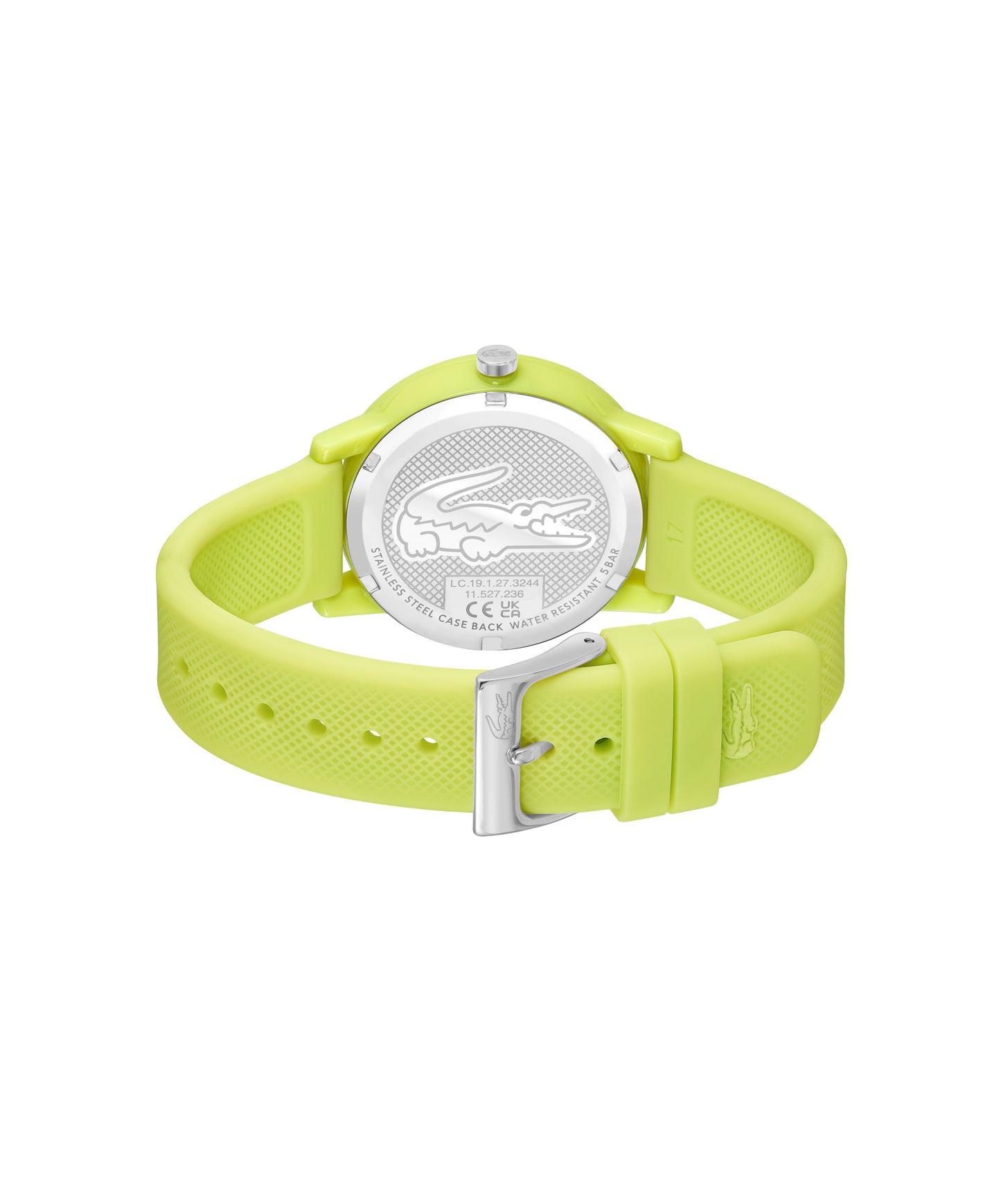 Lacoste L.12.12 36 mm Yellow Dial Women Watch 2001316