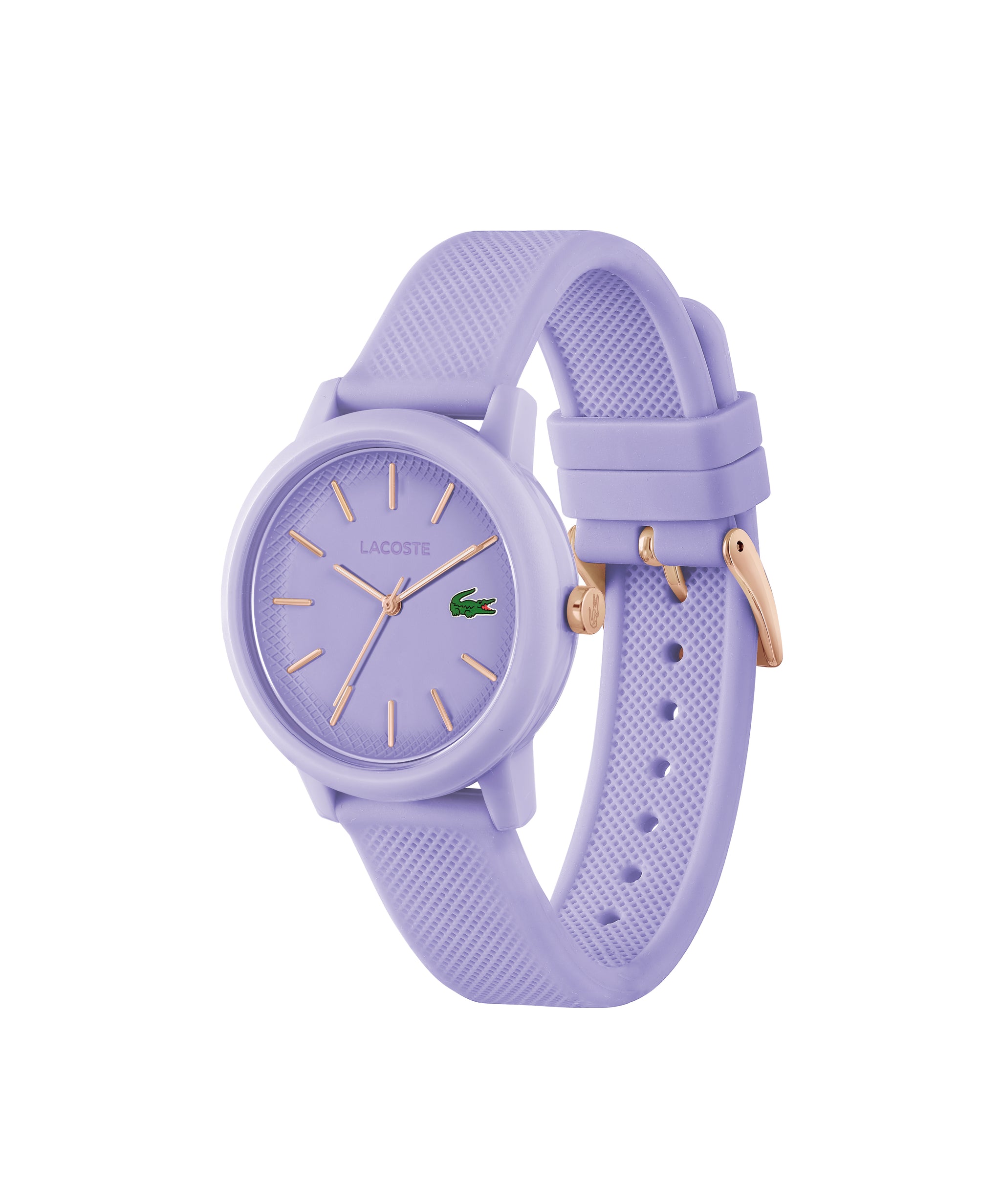 Lacoste L.12.12 36 mm Purple Dial Women Watch 2001317