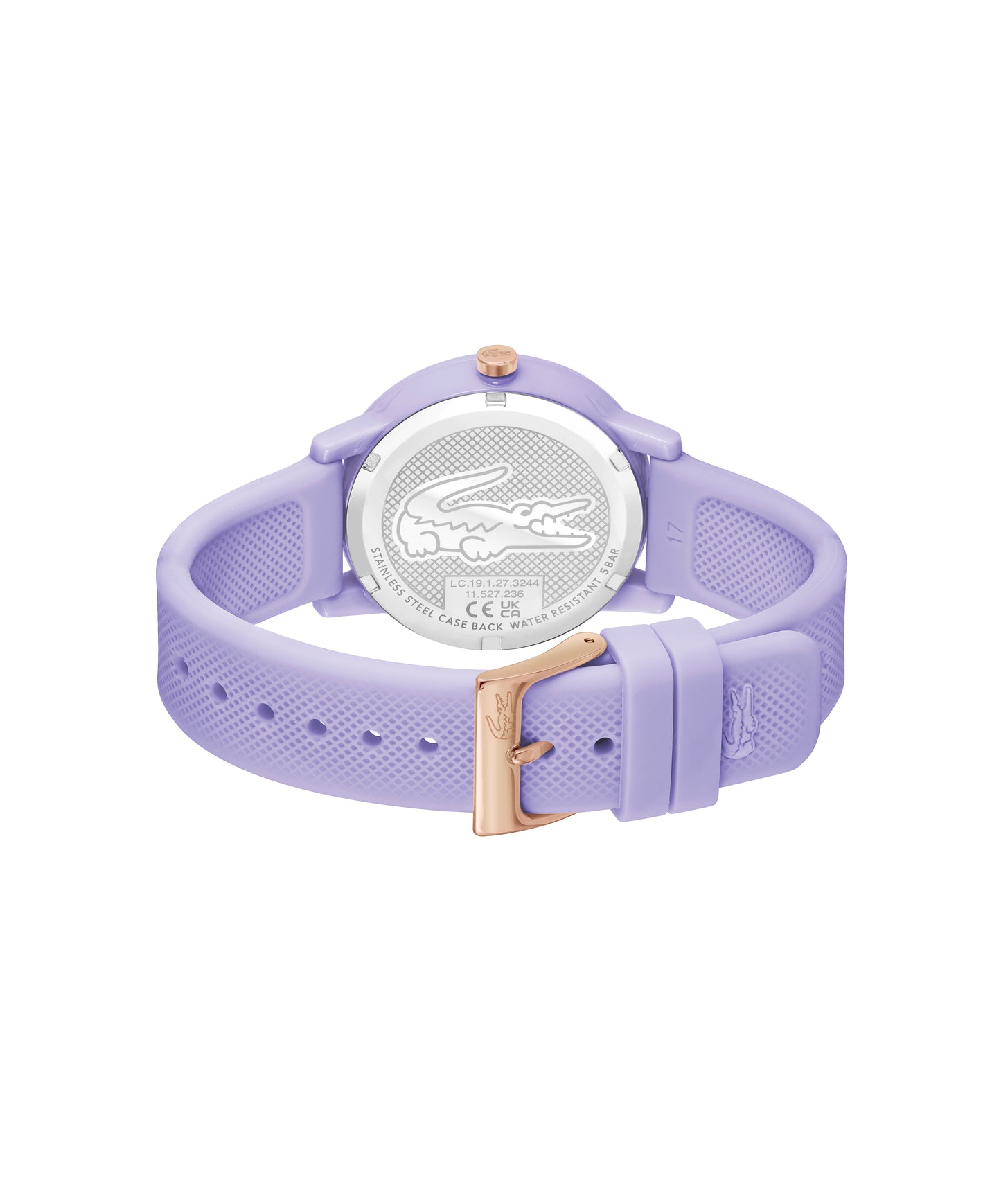 Lacoste L.12.12 36 mm Purple Dial Women Watch 2001317