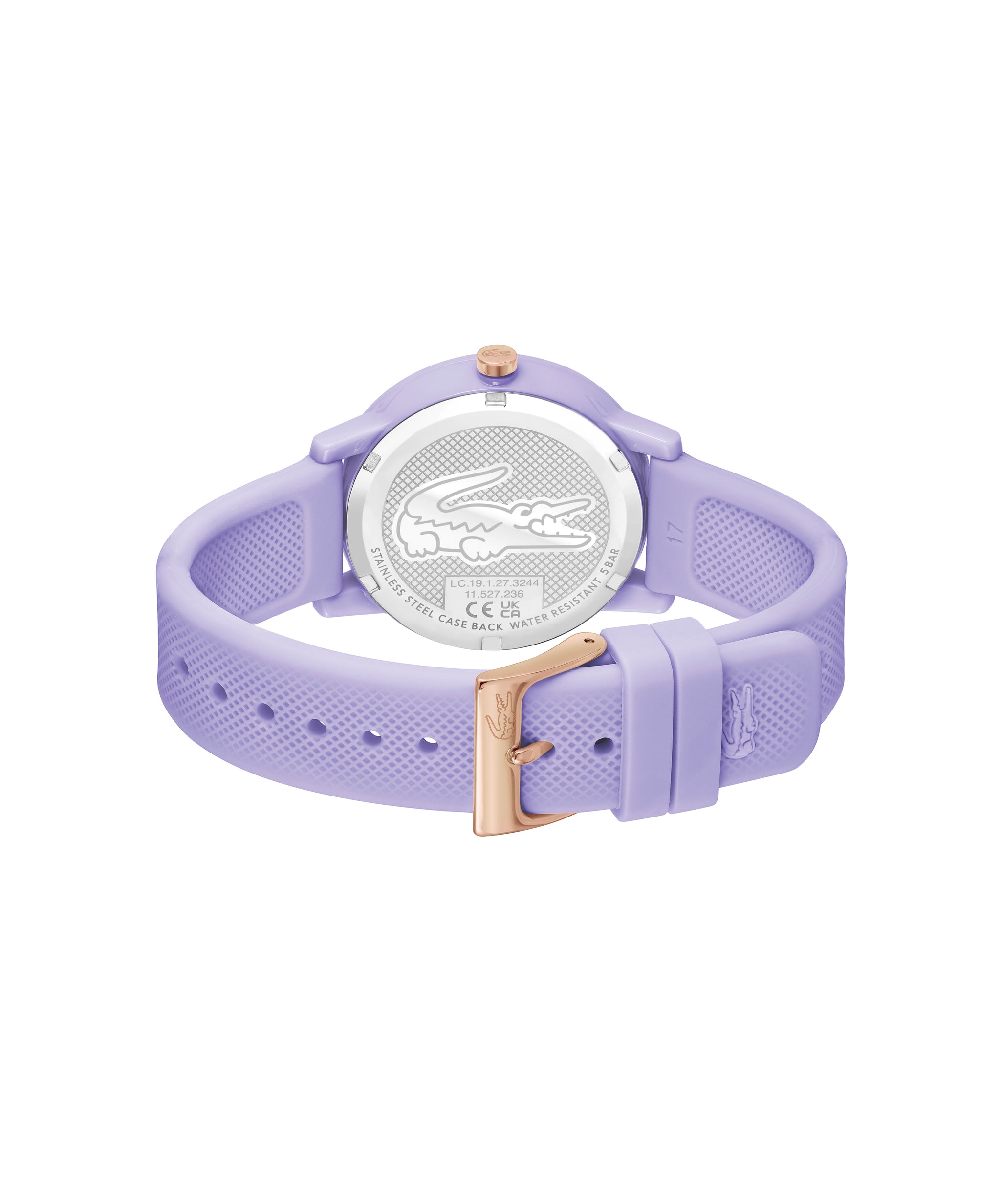 Lacoste L.12.12 36 mm Purple Dial Women Watch 2001317