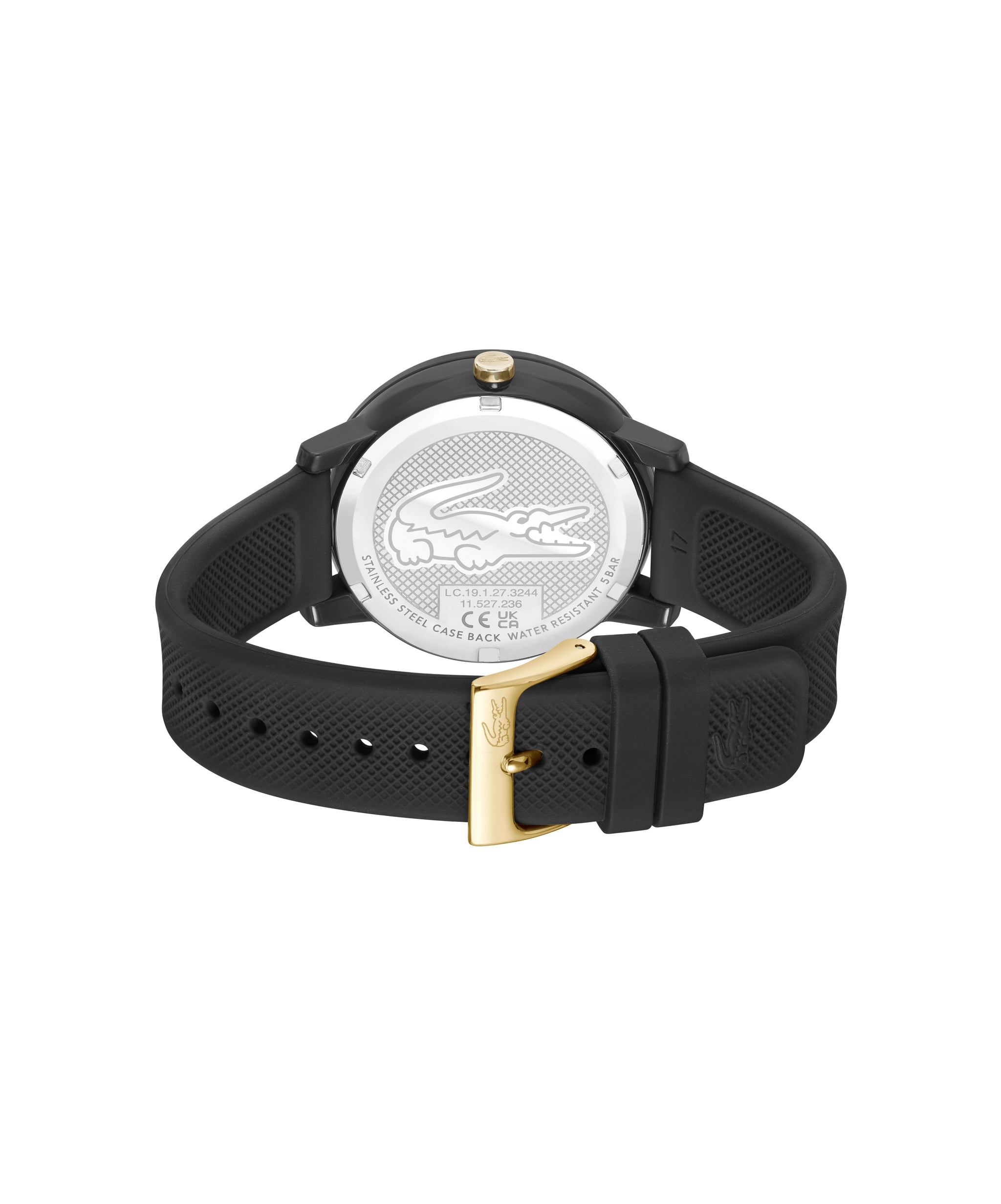 Lacoste L.12.12 38 mm Black Dial Women Watch 2001327