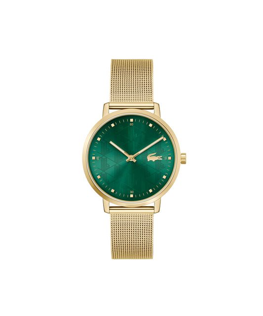 Lacoste CROCORIGIN 35 mm Green Dial Women Watch-  2001356