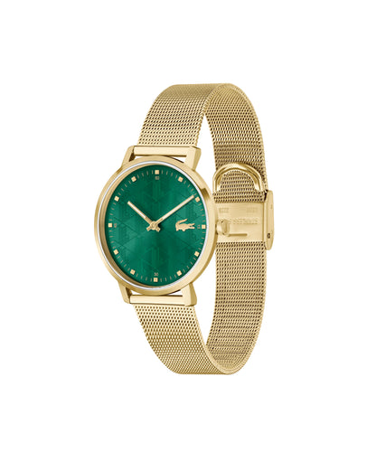 Lacoste CROCORIGIN 35 mm Green Dial Women Watch-  2001356