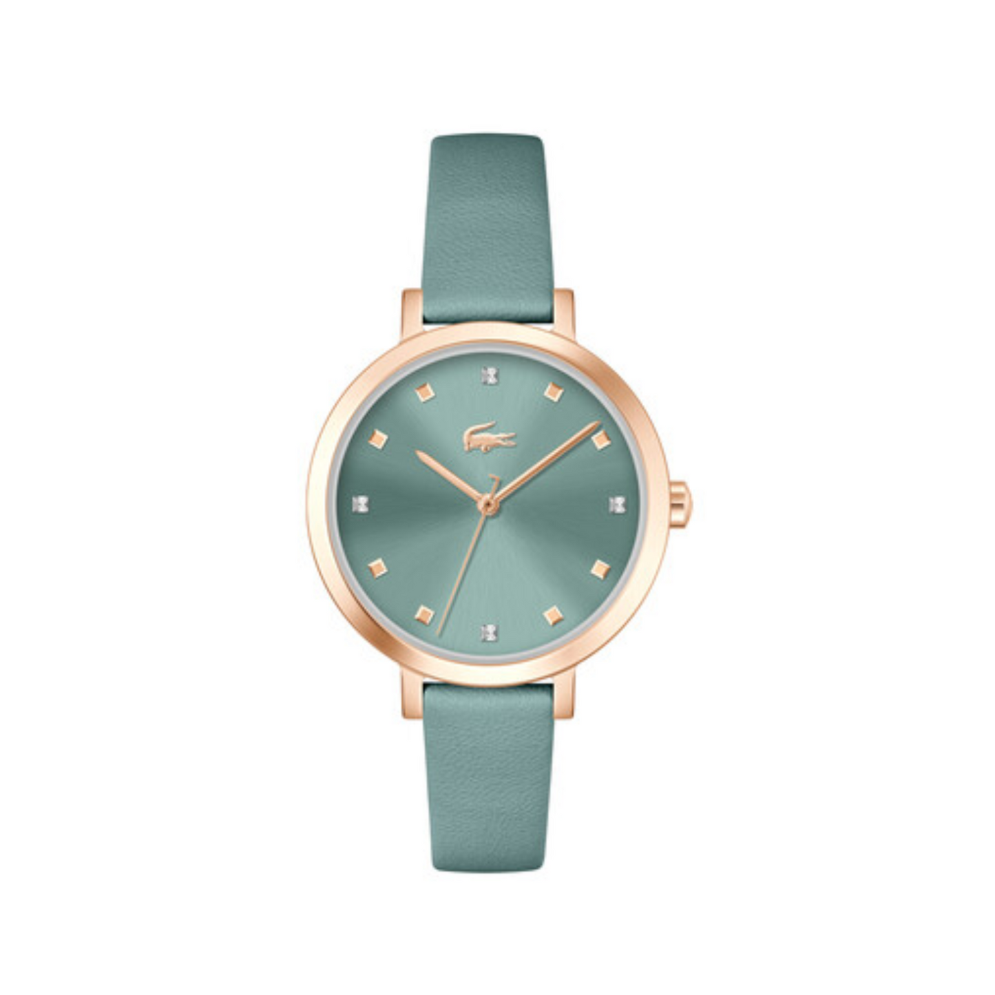 Lacoste RIGA 34 mm Green Dial Women Watch- 2001367
