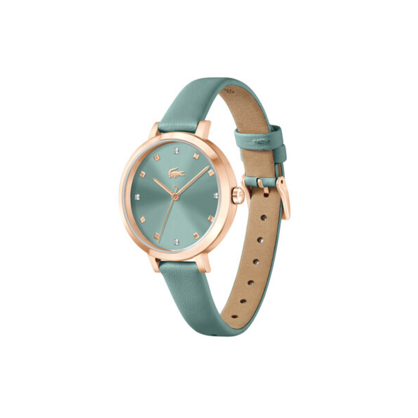 Lacoste RIGA 34 mm Green Dial Women Watch- 2001367