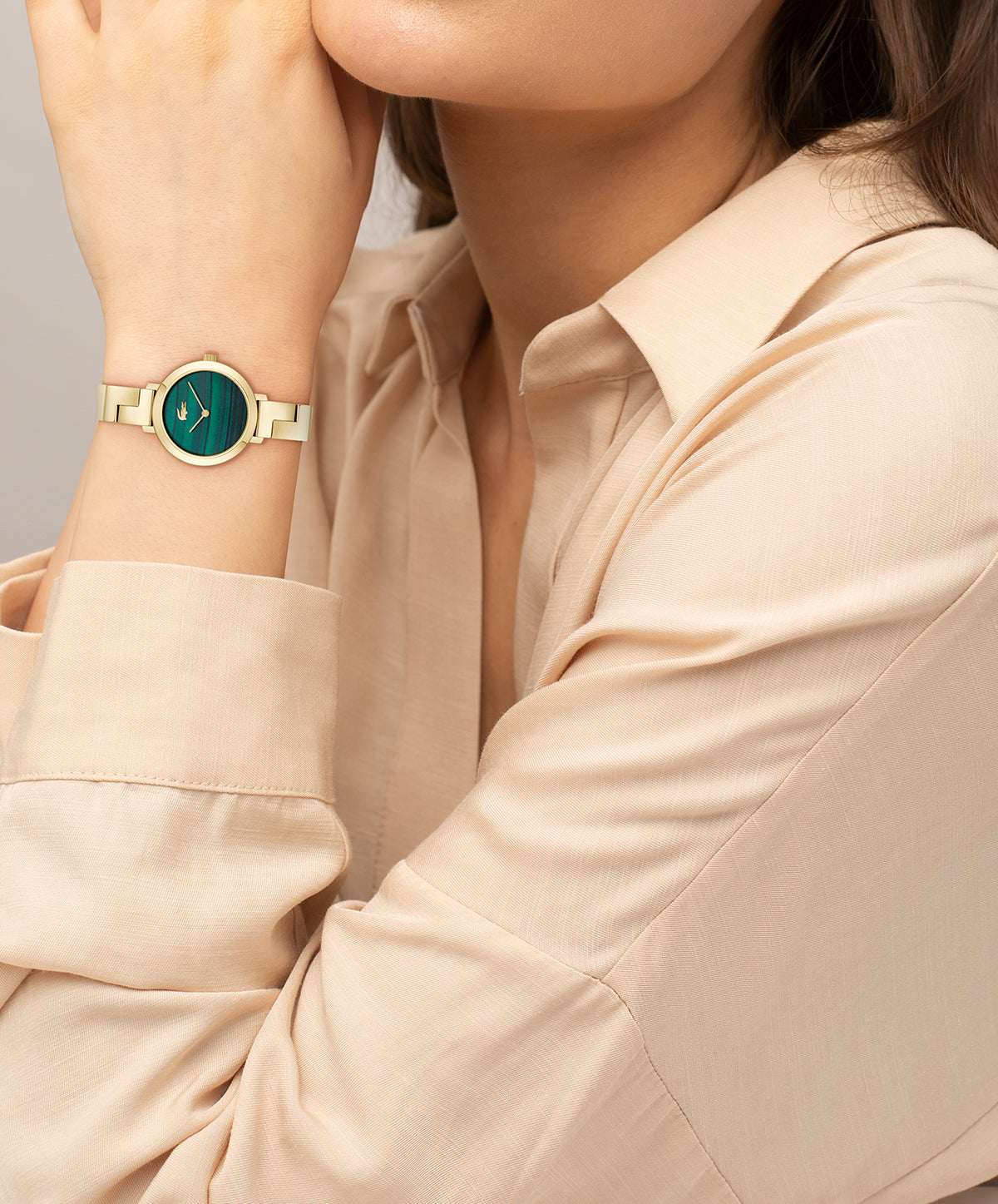 Lacoste TIVOLI 28 mm Green Dial Women Watch 2001377