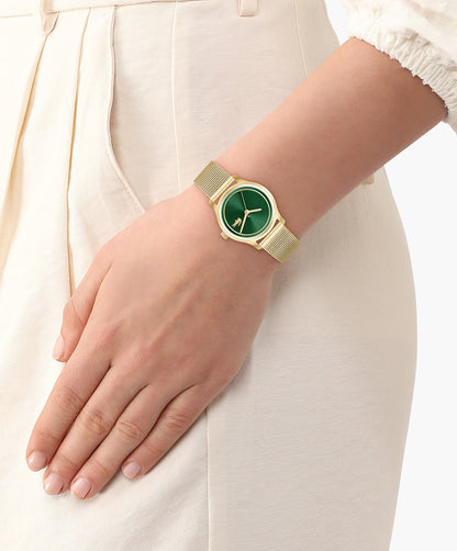 Lacoste ELYSE 30 mm Green Dial Women Watch-  2001389