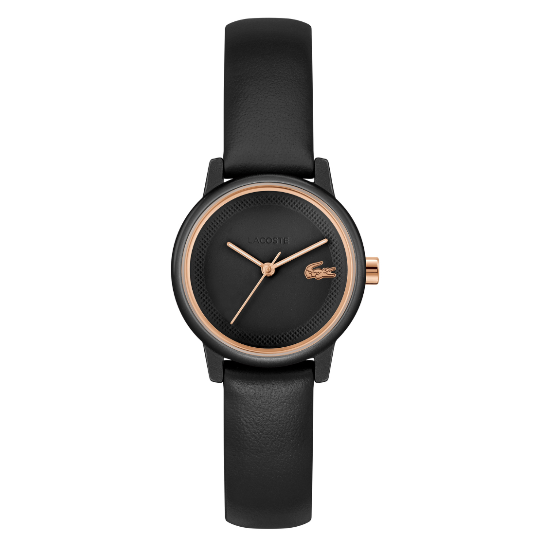 Lacoste L.12.12 SWIFT 28 mm Black Dial Women Watch 2001436