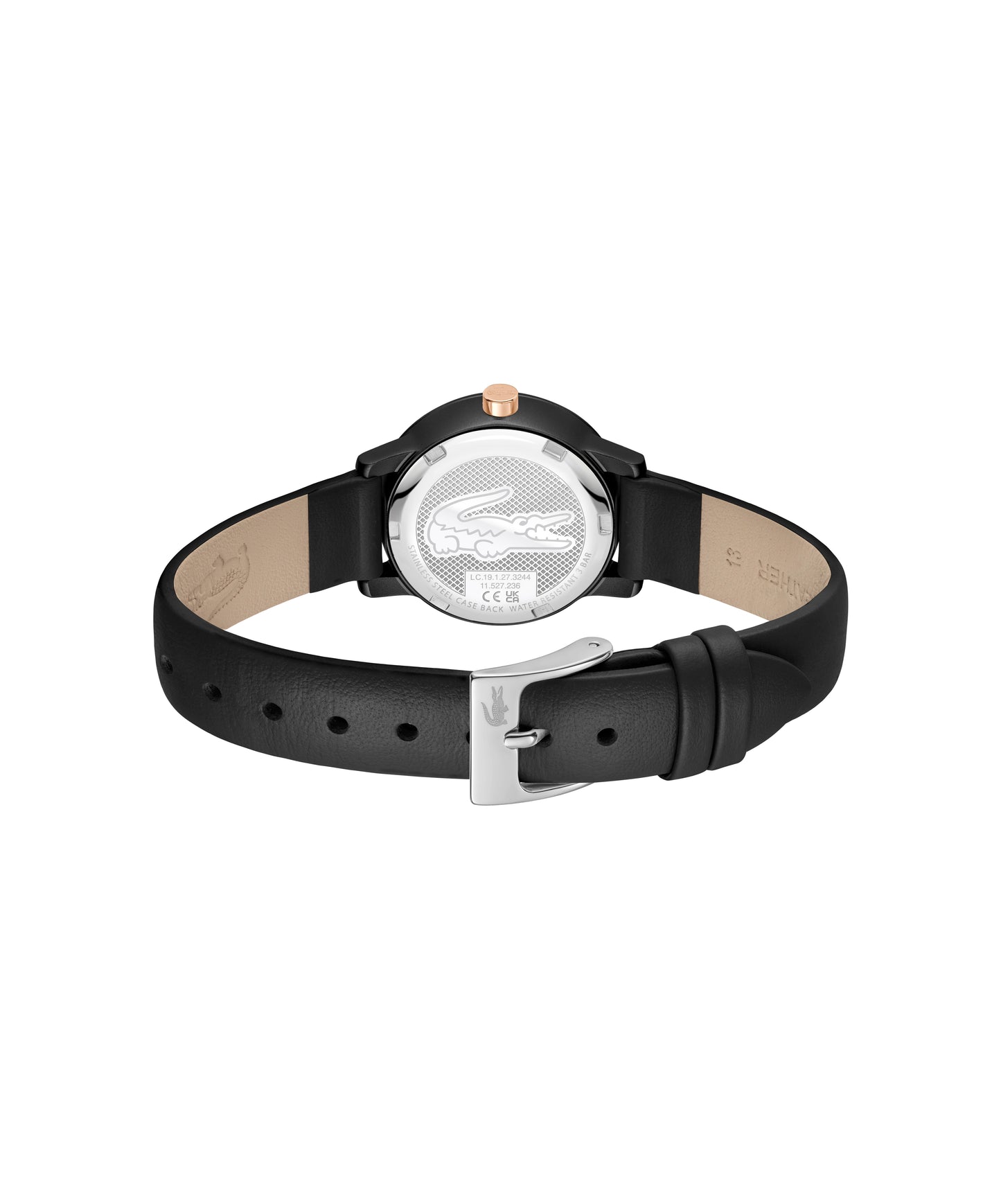 Lacoste LACOSTE.12.12 SWIFT 28 mm Black Dial Women Watch- 2001436