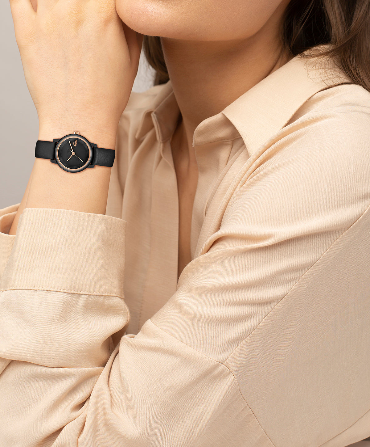 Lacoste L.12.12 SWIFT 28 mm Black Dial Women Watch 2001436