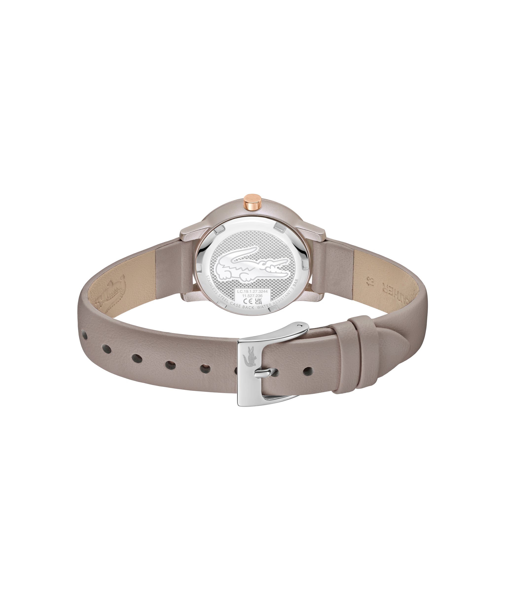 Lacoste L.12.12 SWIFT 28 mm Silver Dial Women Watch 2001438