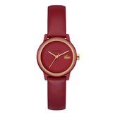 Lacoste L.12.12 SWIFT 28 mm Red Dial Women Watch 2001439