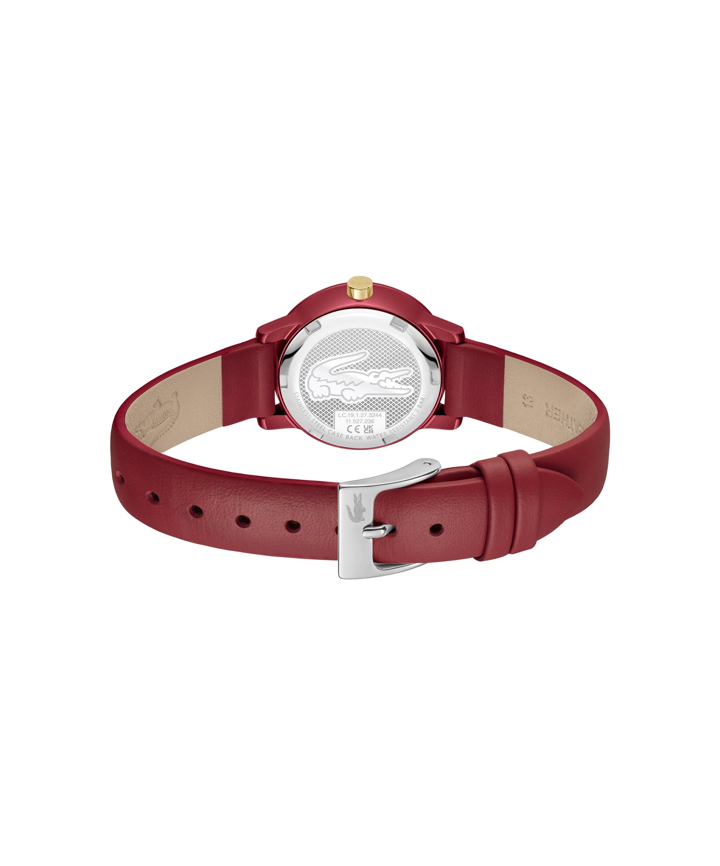 Lacoste LACOSTE.12.12 SWIFT 28 mm Red Dial Women Watch- 2001439