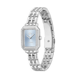 Lacoste Women 23 mm Quartz Analog Blue Dial Silver Stainless Steel Strap Watch 2001440