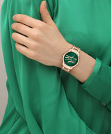 Lacoste LADYCROC 36 mm Green Dial Women Watch 2001444