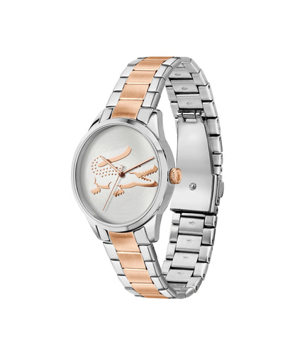 Lacoste LADYCROC 36 mm Silver Dial Women Watch- 2001445