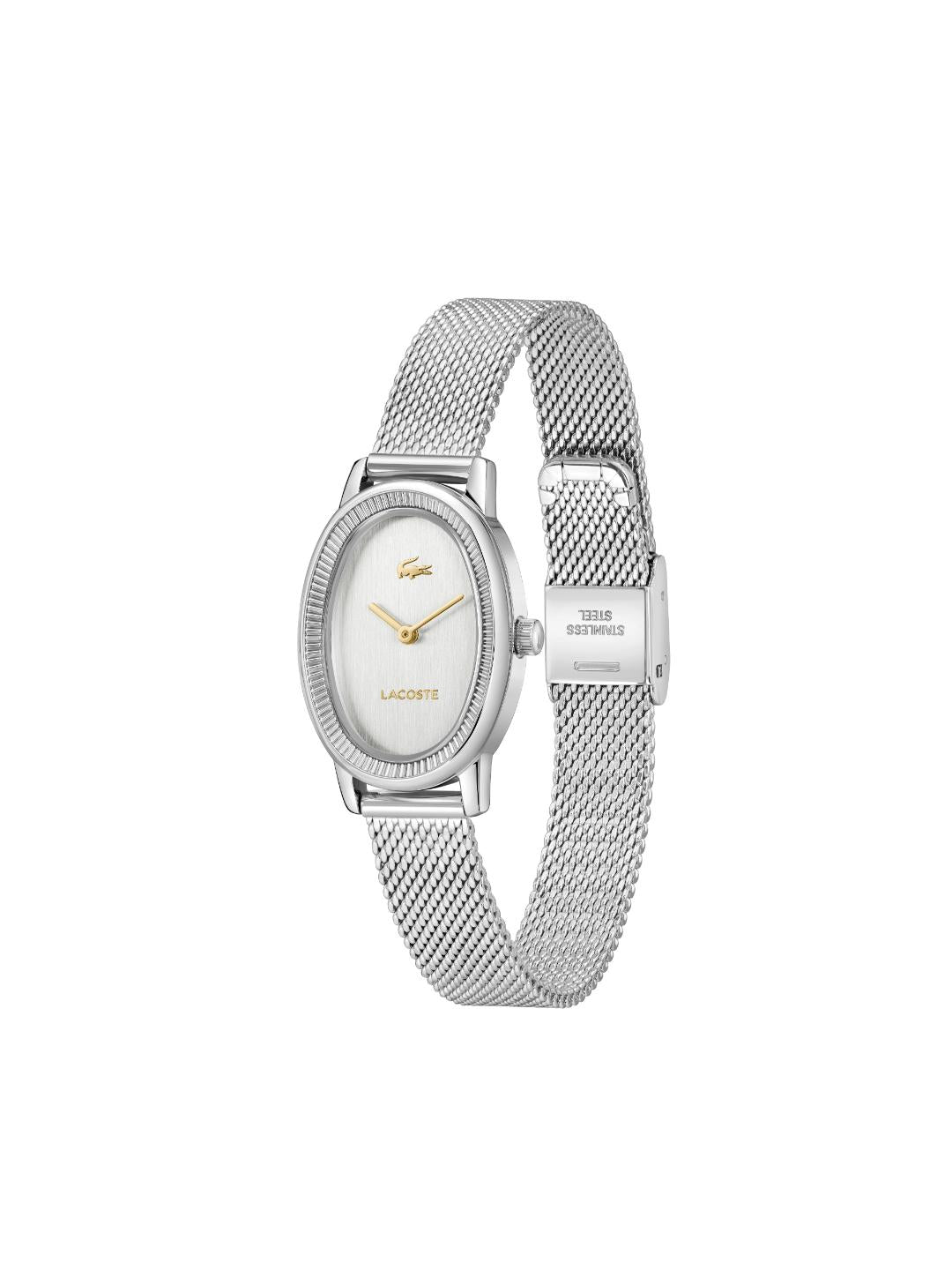Lacoste Parisienne Silver 22 mm Dial Women Analog Watch 2001452