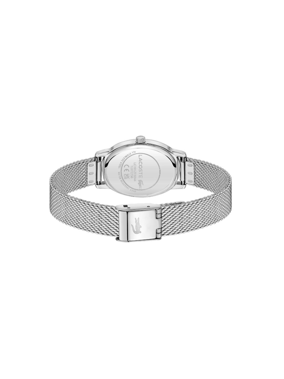 Lacoste Parisienne Silver 22 mm Dial Women Analog Watch 2001452