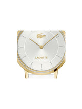 Lacoste Crocorigin Slim White 35 mm Dial Women Analog Watch 2001471