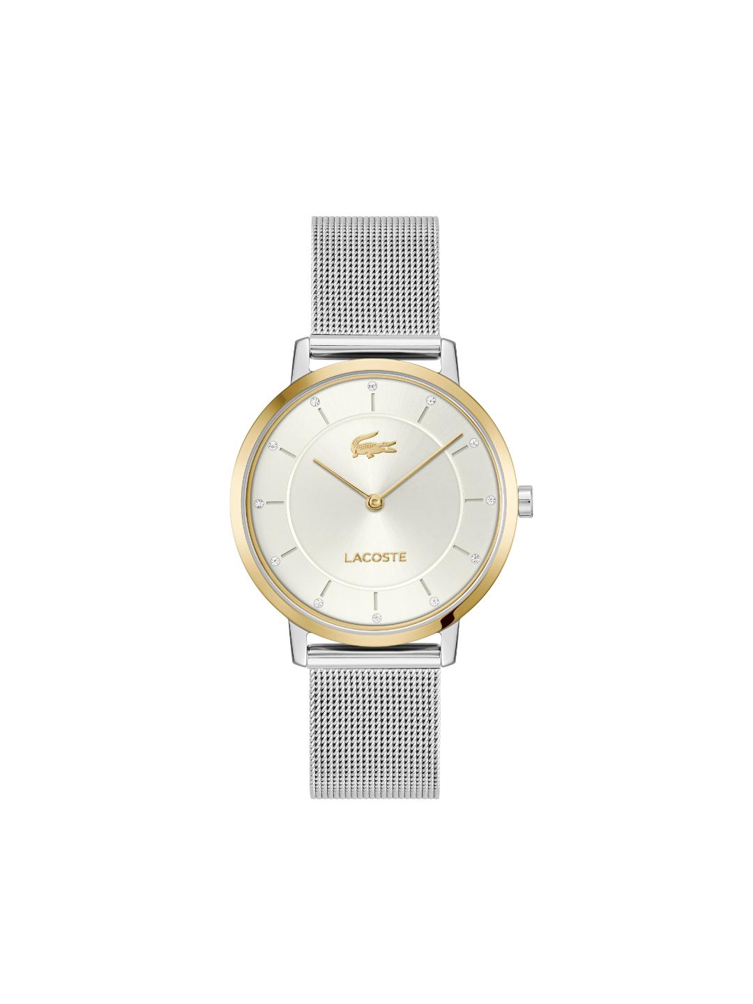 Lacoste Crocorigin Slim Silver 35 mm Dial Women Analog Watch 2001472