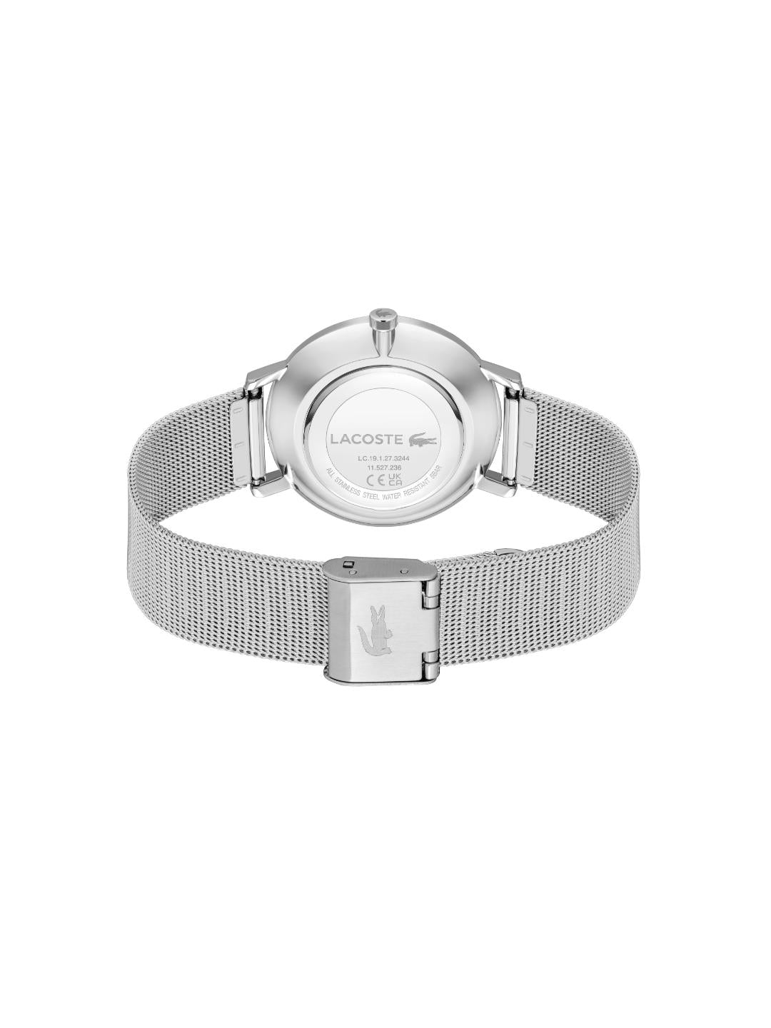 Lacoste Crocorigin Slim Silver 35 mm Dial Women Analog Watch 2001472