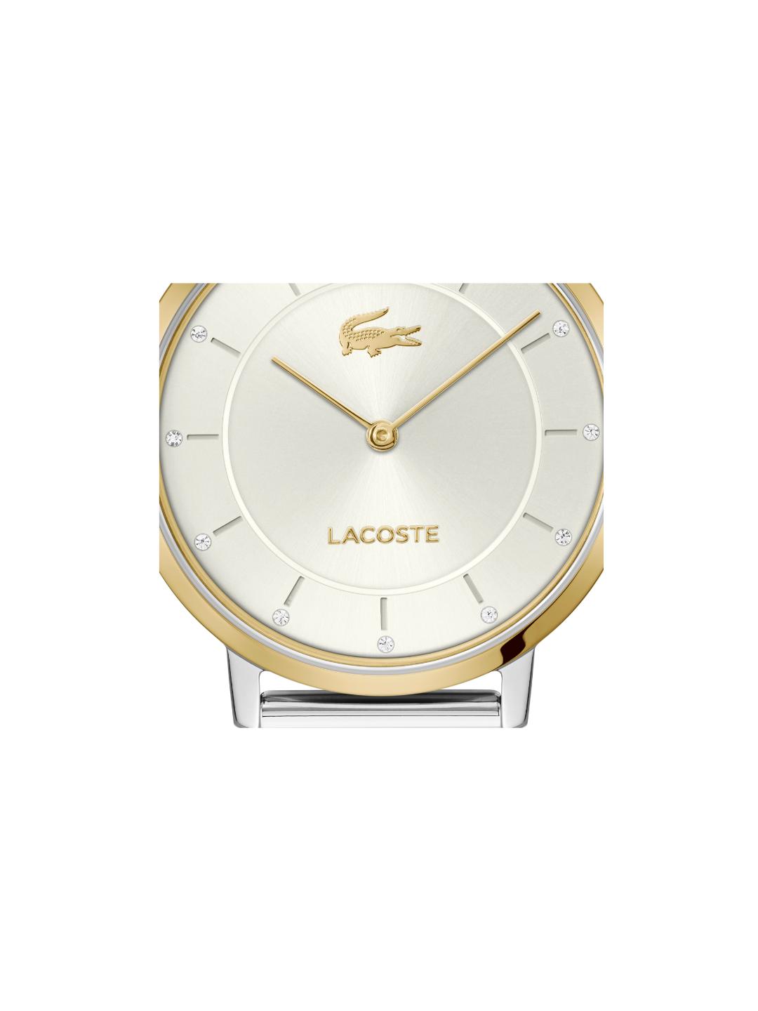 Lacoste Crocorigin Slim Silver 35 mm Dial Women Analog Watch 2001472